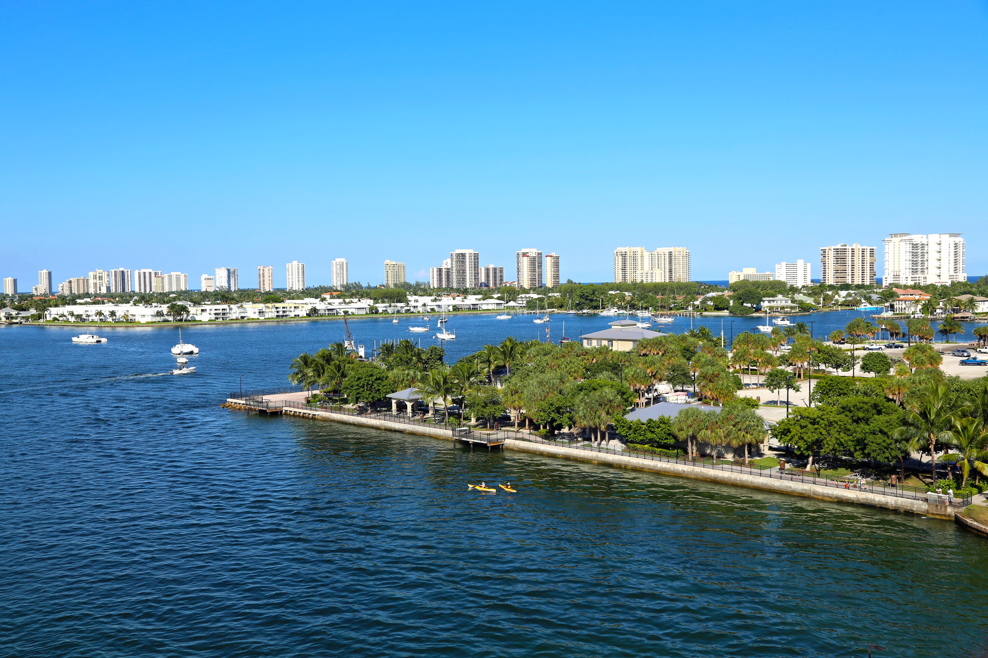 skyview of RIVIERA BEACH